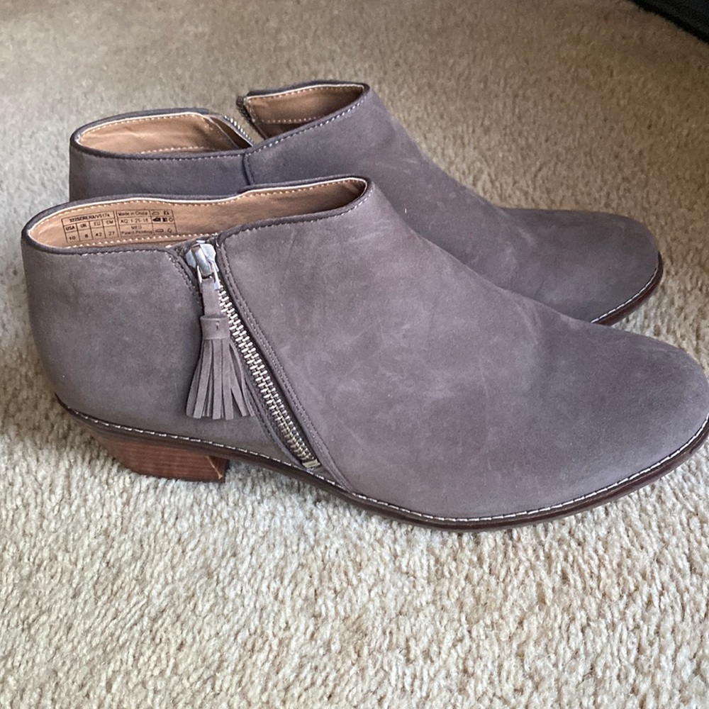 Vionic Joy Serena Ankle Boot - Greige